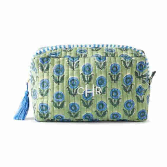 Block Print Travel Pouch