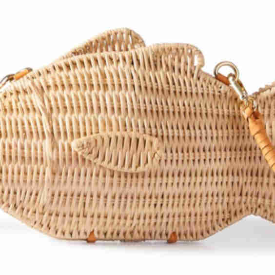 Wicker Fish Crossbody