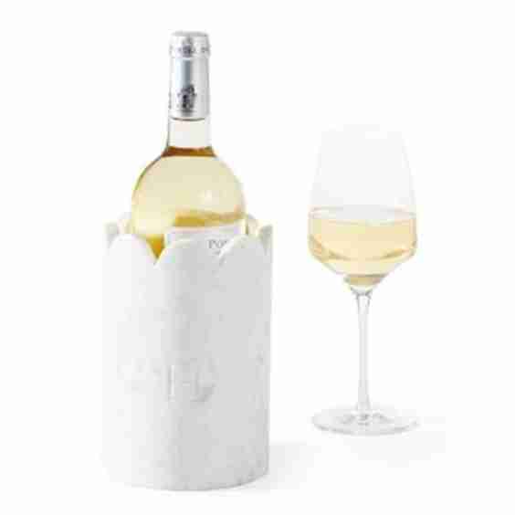 Scalloped Marble Wine Chiller