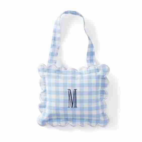 Gingham Hanging Door Pillow
