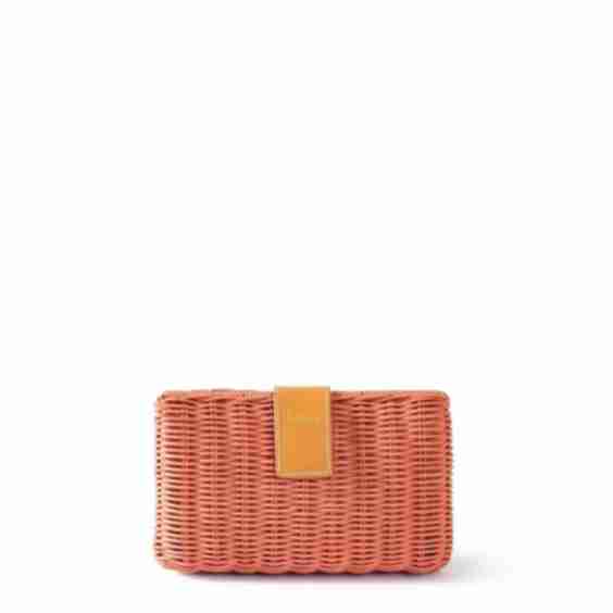 Isla Wicker Clutch