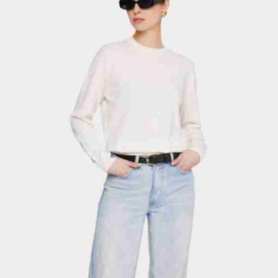 Cashmere Blend Crew Neck