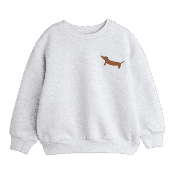 Dog Embroidered Sweatshirt