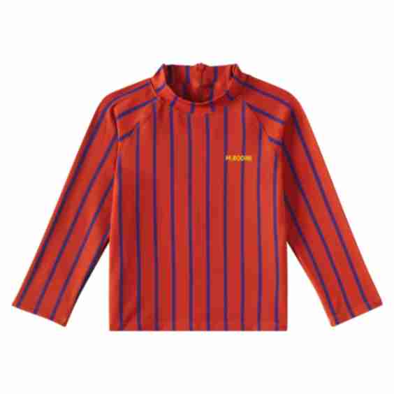 Striped Rashguard Top