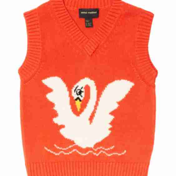 Intarsia Wool Vest
