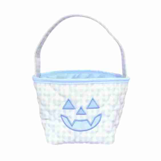 Blue Petite Pumpkin Tote