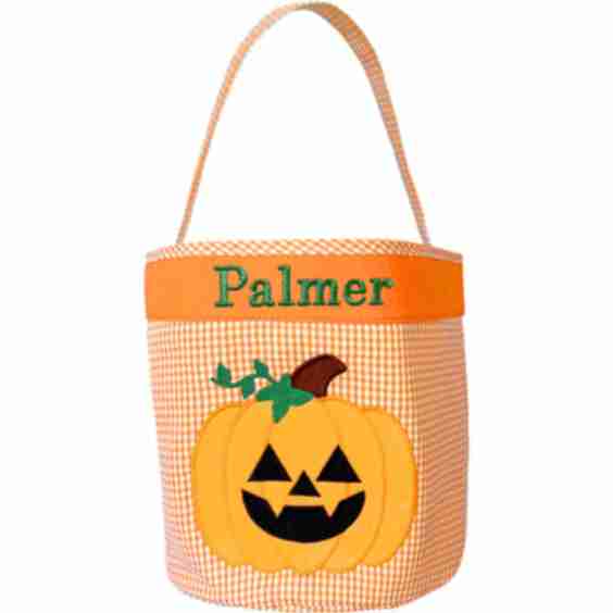 Petite Halloween Pumpkin Tote