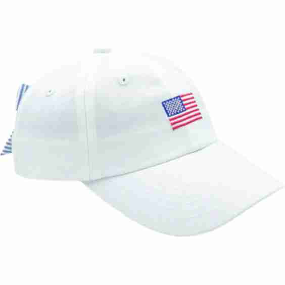 American Flag Bow Baseball Hat