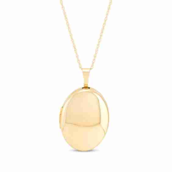 Polished Oval Locket