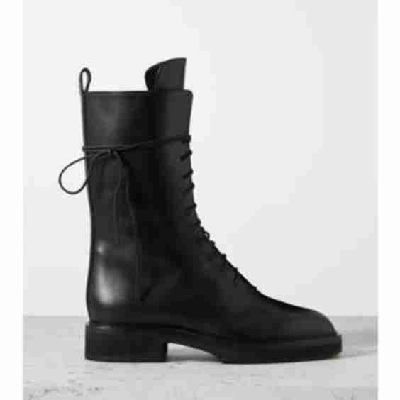 Conley Lace-Up Leather Ankle Boots