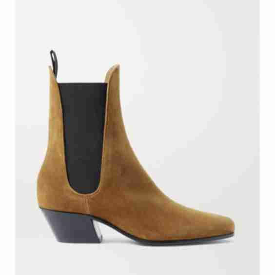 Tan Saratoga Suede Ankle Boots