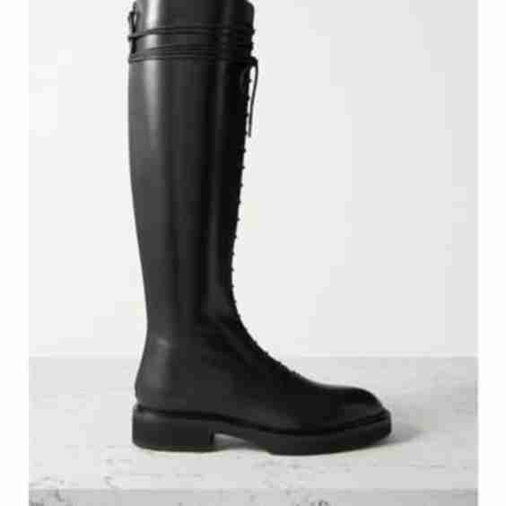 York Leather Knee Boots