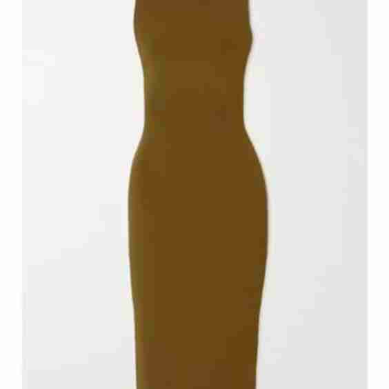 Sofie Open-Back Knitted Midi Dress