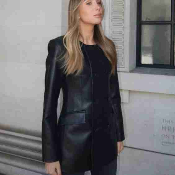 Ramona Leather Dress Jacket
