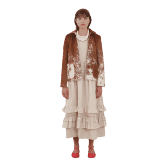 Leather Hair on Lillie Jacket Cow