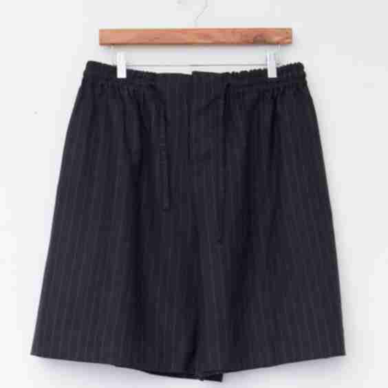 British Wool Pinstripe Hilda Short