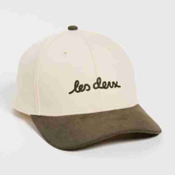 Brad Contrast Suede Baseball Cap