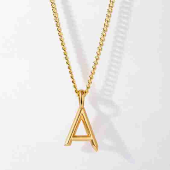 Initial Curb Necklace
