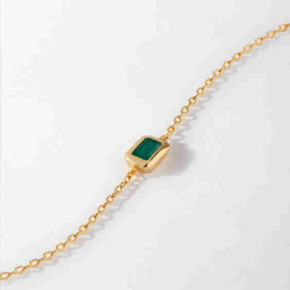 Deco Birthstone Bracelet