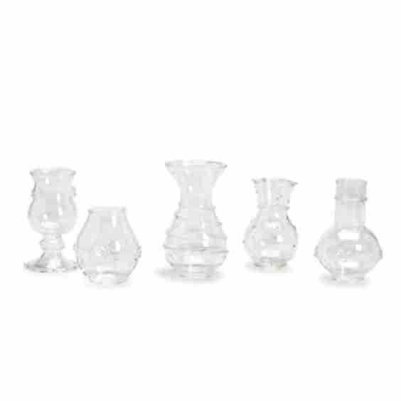 Verre Set of 5 Bud Vase