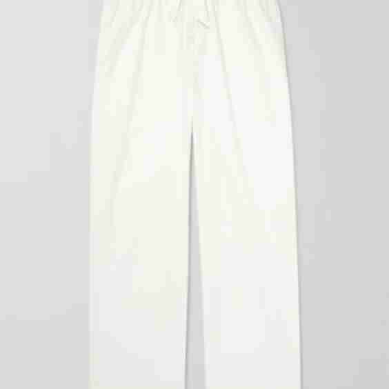 Luan Straight-Leg Cotton-Blend Seersucker Trousers