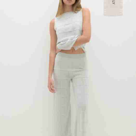 Amalfi Merino Blend Wide Leg Pant