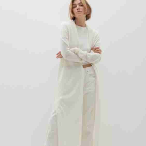 Faye Longline Cashmere Cardigan