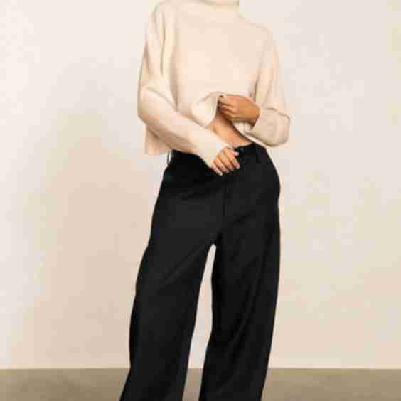 Noelle Turtleneck Cashmere Sweater 