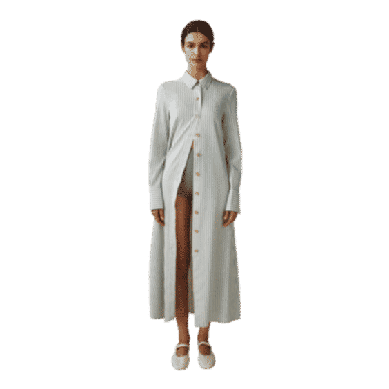 The Button Front Shirt Dress
