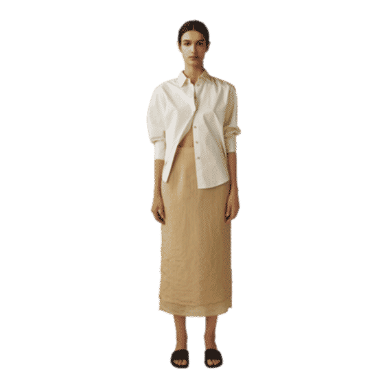 The Sheer Layered Pencil Skirt