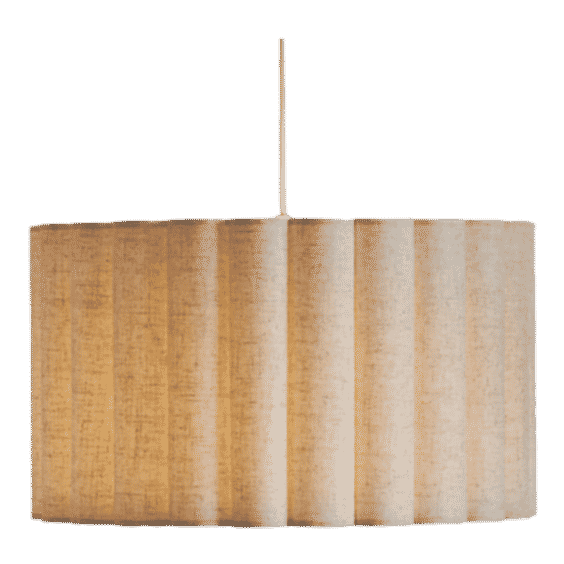 Emme Pleated Linen 23"  Pendant Ceiling Light