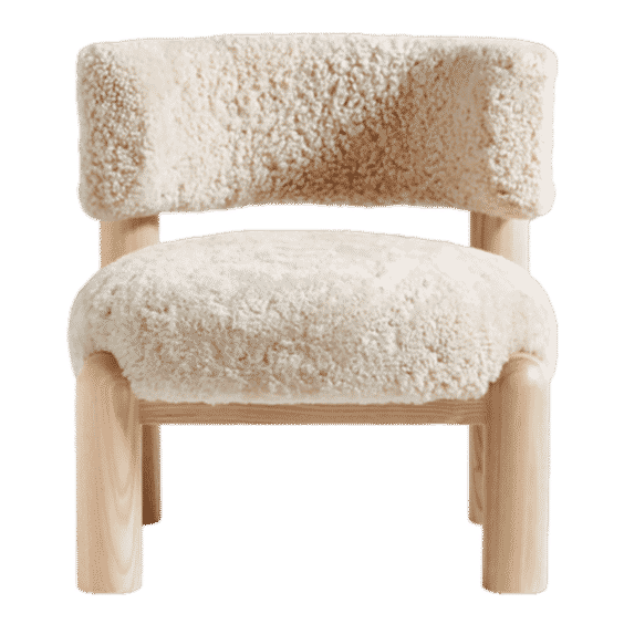 Harper Shearling Accent Chair