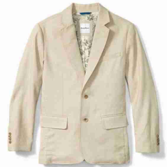 Latigo Beach Linen-Blend Blazer