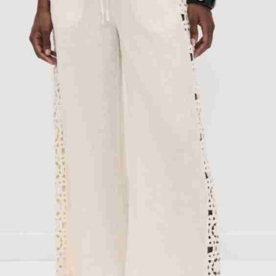 Side Crochet Pants