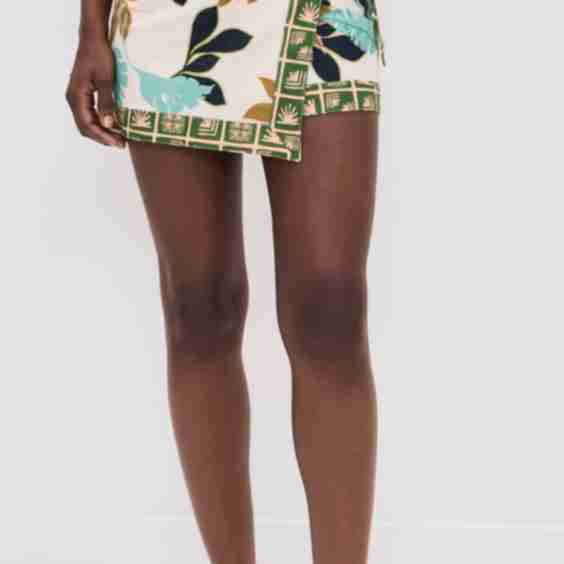 Tropical Wrap Skirt