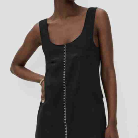Embroidery Stitch Short Dress