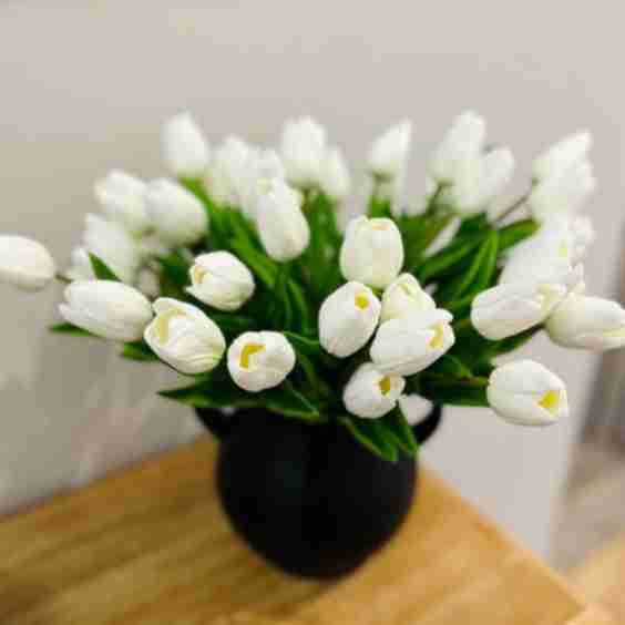 Artificial White Tulip