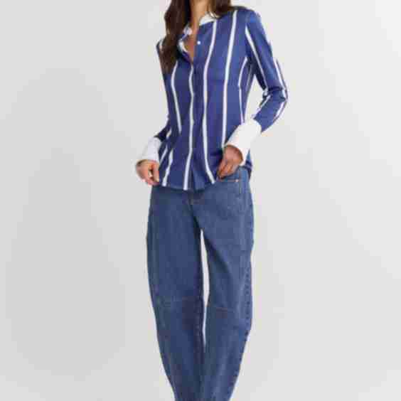 Edie Button Down