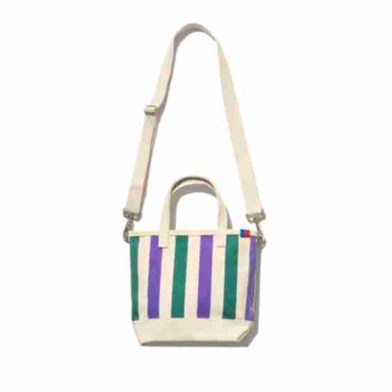 The All Over Striped Bucket Bag