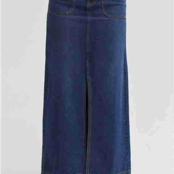 Denim Maxi Skirt