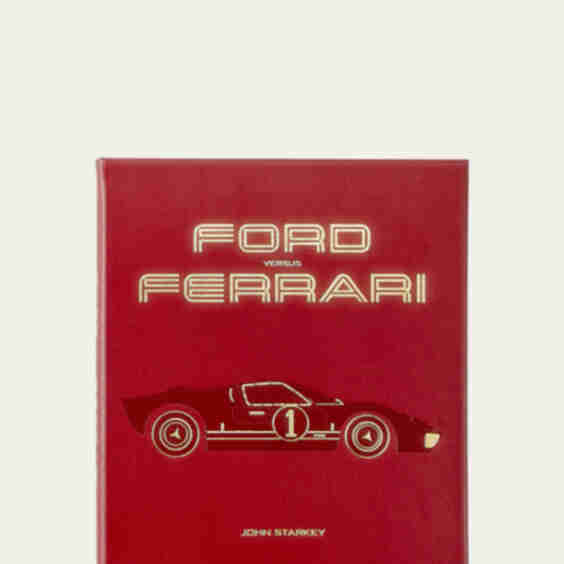 Ford Vs Ferrari Leather Bound Book By John Starkey