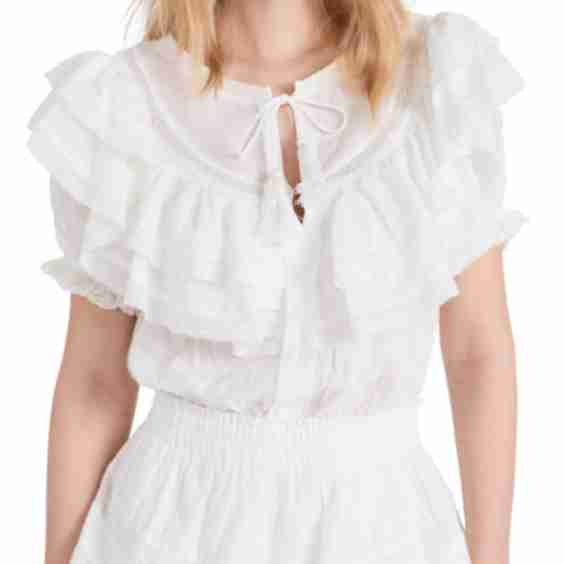 Liv Cotton Ruffled Heritage Dress