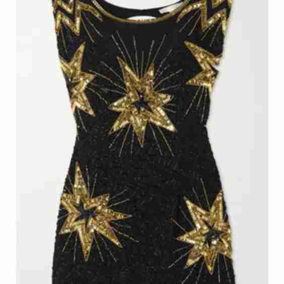 Colville Cutout Embellished Chiffon Mini Dress