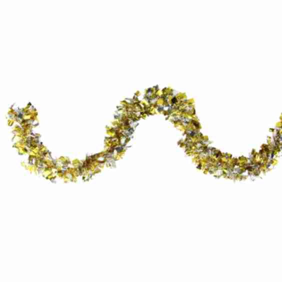 Boa Wide Cut Tinsel Christmas Garland - 12' x 4" - Unlit