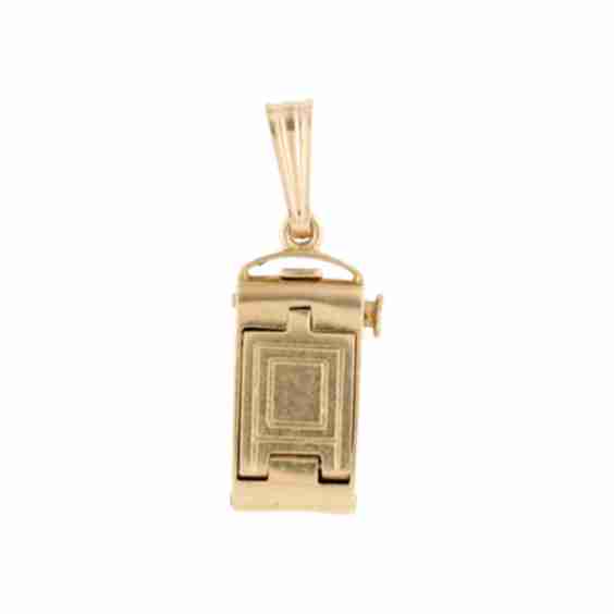 14K Camera Locket