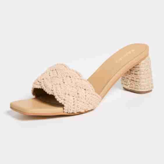 Calliope Chunky Braided Heels