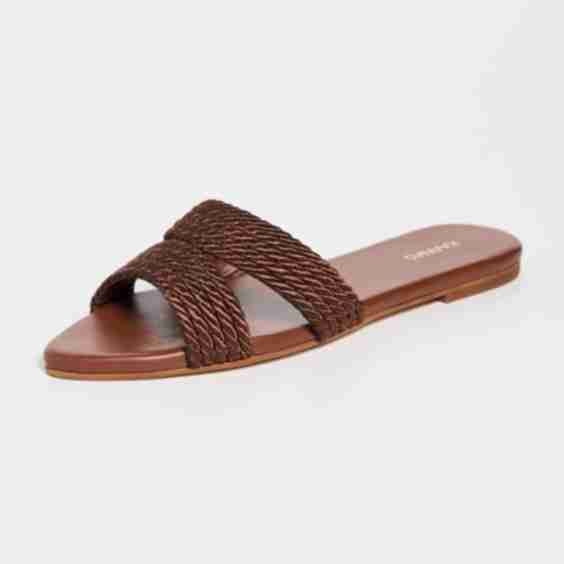 Ivy Corded Pointed Toe Slides