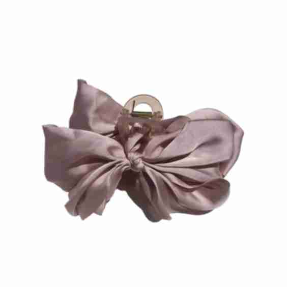 Silky Bow Claw Clips