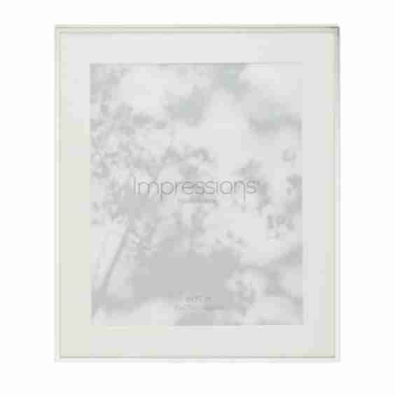 Impressions Silver Plated Metal Photo Frame