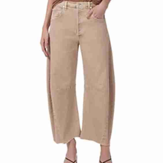 Horseshoe High Rise Wide Leg Jeans - Dorian